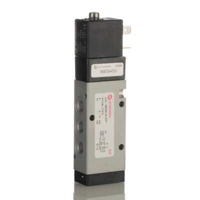 Norgren Pneumatic Solenoid Valve 5/2 Solenoid/Air G 1/8 Port Size Aluminium Body 24V V60A513A-A313J