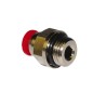 Norgren Pneufit C Series BSP Push In Pneumatic Fitting Female 3/8 in G to 12 mm Threaded-to-Tube C02251238