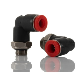Norgren Pneufit C Series Male Pneumatic Fitting Nickel Plated Brass 1/8 in G Thread C02470618