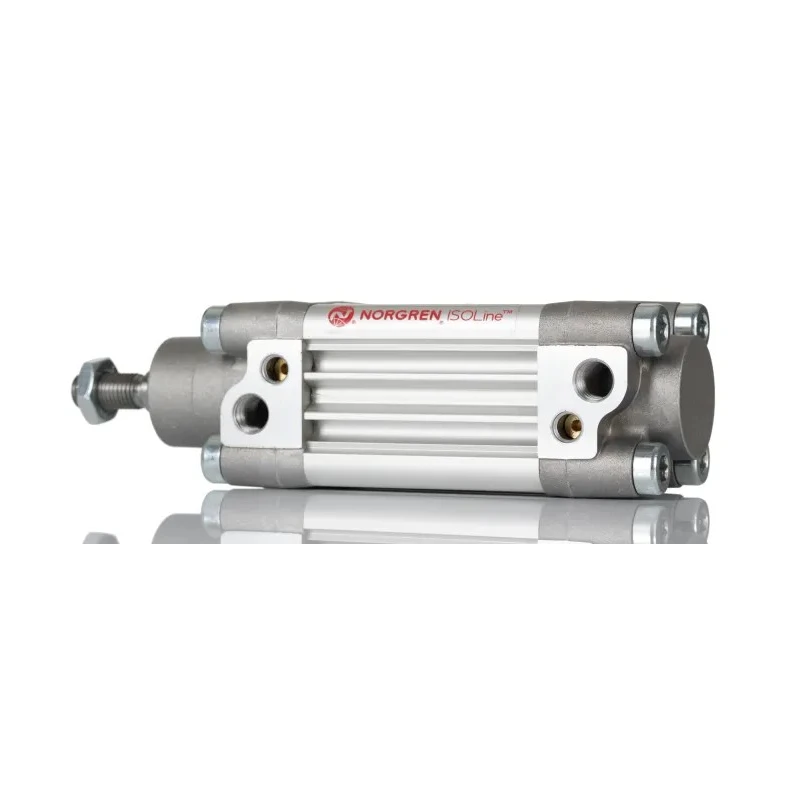 Norgren Double Acting Cylinder 32mm Bore, 25 mm Stroke, Aluminium Body, Pneumatic Adjustable Cushioning PRA/802032/M/25