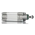 Norgren Double Acting Cylinder 32mm Bore, 25 mm Stroke, Aluminium Body, Pneumatic Adjustable Cushioning PRA/802032/M/25