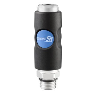 PREVOST Composite Body Safety Quick Connect Coupling 3/8 in Male BSP Safety Quick Release Coupling One Push ISI 111152EB