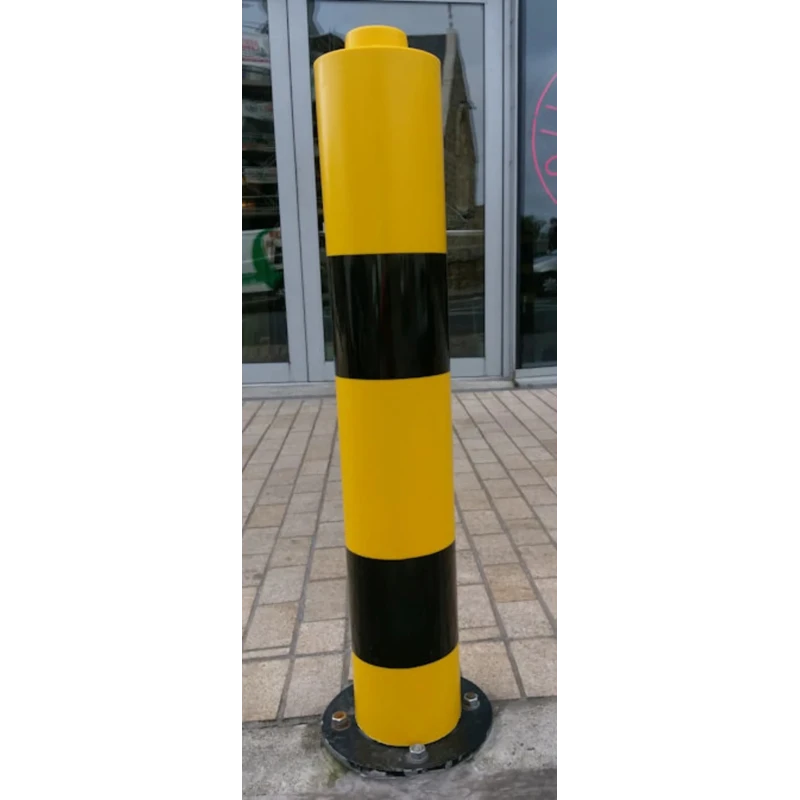 Addgards Black Yellow Cylindrical Plastic Impact Protector 1.2 m x 120 mm BS120YB