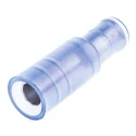 TE Connectivity 0.156 Insulated Blue Crimp Bullet Connector Female 17 AWG to 13 AWG, 4 mm Bullet Diameter 165429-1