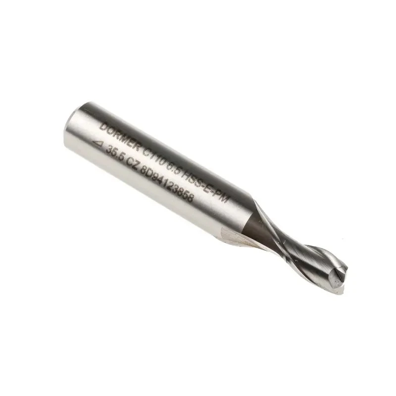 Dormer Plain Slot Drill 2 Flutes with 6.5mm Cutter Diameter, 10mm Cut Length, 60mm Overall Length C1106.5