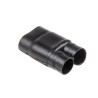 TE Connectivity Y Joint Heat Shrink Boot Black Fluid Resistant Elastomer 13.2 mm 382A012-25-0