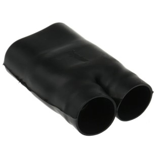 TE Connectivity Heat Shrink Boot Y Joint Fluid Resistant Elastomer Black 26.9 mm 382A023-25-0