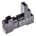 TE Connectivity 5 Way 240V AC DIN Rail Relay Socket for RT Series 6-1415035-1