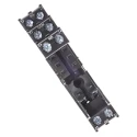 TE Connectivity 5 Way 240V AC DIN Rail Relay Socket for RT Series 6-1415035-1