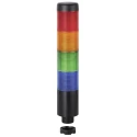 Werma Kompakt 37 Series Signal Tower Buzzer 4 Lights Blue Red Green Yellow LED 24V Base 699.250.75