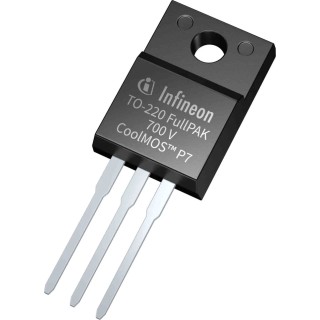 Infineon 700V CoolMOS P7 N-Channel MOSFET 700 V, 10 A, 3-Pin TO-220 IPA70R450P7SXKSA1