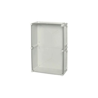 Fibox Flanged EK Series Grey Transparent Lid Polycarbonate Enclosure 180 mm x 560 mm x 380 mm IP67 