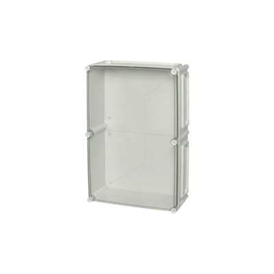 Fibox Flanged EK Series Grey Transparent Lid Polycarbonate Enclosure 180 mm x 560 mm x 380 mm IP67 