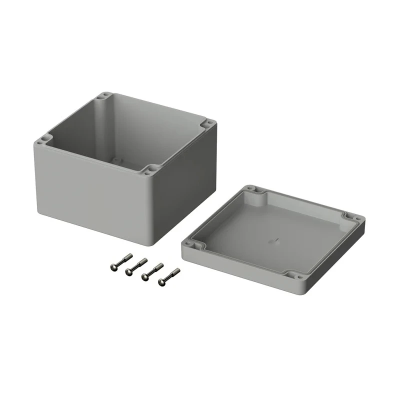 Bopla Euromas Series Polycarbonate Enclosure Light Grey Lid IP65 IK07 85 mm x 122 mm x 120 mm 02227000