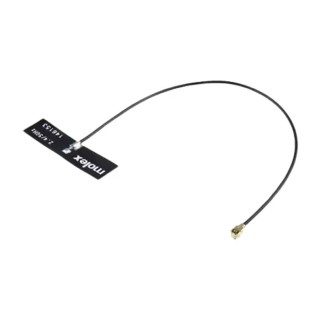 Molex Internal Dual Band WiFi Antenna 2.4 GHz - 5 GHz, 3.7 dBi Gain, 150mm Cable Length, Adhesive Mount 146153-0150