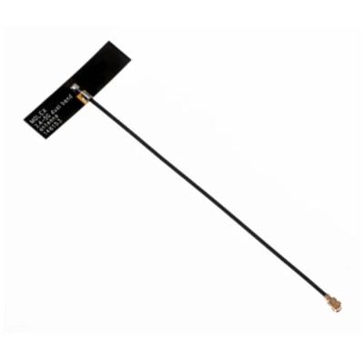 Molex Internal T-Bar WiFi Antenna with I-PEX MHF4 Female Connector, Dual Band 2.4-5 GHz 4.25 dBi Gain 50mm Cable 146153-1050
