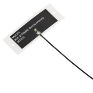 Molex Square Omni-Directional GSM & GPRS Antenna with UFL/IPEX MHF Connector 824MHz-2170MHz 3.8dBi Gain 207235-0150