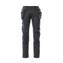 Mascot Workwear Kassel Unisex Black Work Trousers 37 in Waist 82cm Leg 17731-442-09 82C52
