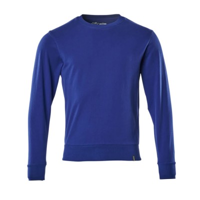 Mascot Workwear Blue Organic Cotton Men's Pull Over Work Sweatshirt L 160 to 165 mm 20484-798-11 L