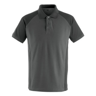 Mascot Workwear BOTTROP Anthracite Cotton Polyester Short Sleeve Polo Shirt 2XL 50569-961-1809 2XL