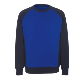 Mascot Workwear Blue Cotton, Polyester Unisex Pull Over Work Sweatshirt 2XL 50570-962-11010 2XL