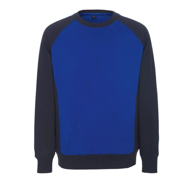 Mascot Workwear Blue Cotton, Polyester Unisex Pull Over Work Sweatshirt 2XL 50570-962-11010 2XL