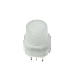 C & K D6 Series Illuminated Momentary Push Button Switch Through Hole 11.4 mm Cutout SPST Amber LED IP40 35V dc D6RLAMF2LFS