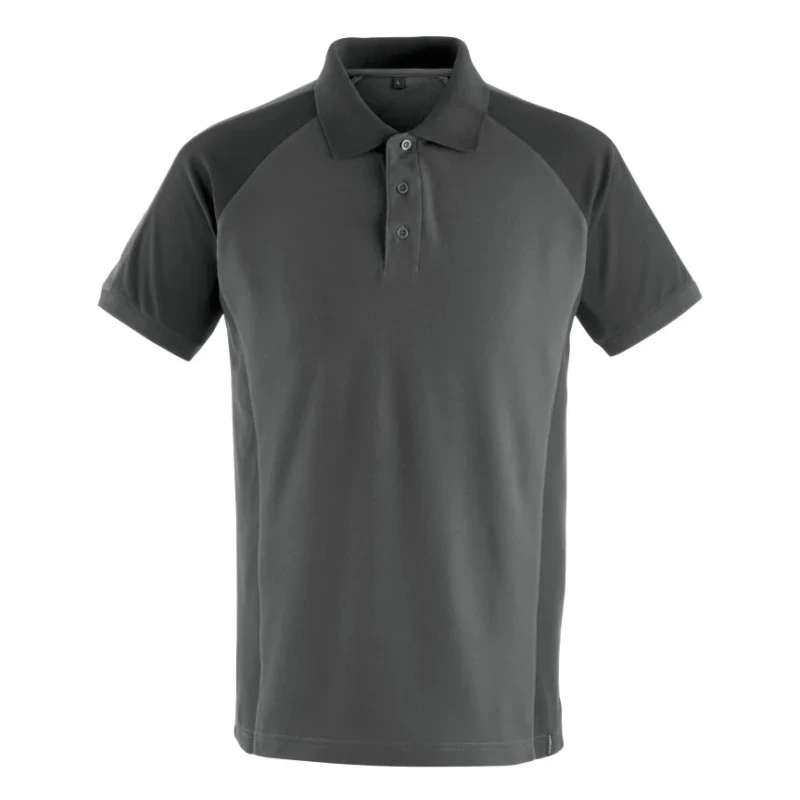 Mascot Workwear BOTTROP Anthracite Polyester, Cotton Short Sleeve Polo Shirt XS 50569-961-1809 XS