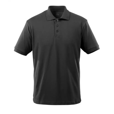 Mascot Workwear BANDOL Black Cotton, Elastane Short Sleeve Polo Shirt M 51587-969-09 M