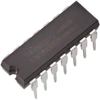 Toshiba Inverter with Schmitt Trigger Input, 6 Elements, 14-Pin PDIP TC4584BP(N,F)