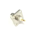 RS PRO Coaxial Connector Flange Female BNC 50 Ω Straight Body Welding 218-4242