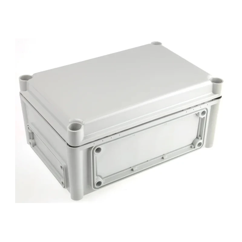 Fibox Flanged EK Series Grey Polycarbonate Enclosure IP66 IP67 IK08 130 mm x 280 mm x 190 mm EKJB 130 G + EKJVT