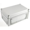 Fibox Flanged EK Series Grey Polycarbonate Enclosure IP66 IP67 IK08 130 mm x 280 mm x 190 mm EKJB 130 G + EKJVT