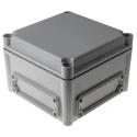 Fibox Flanged EK Series Grey Grey Lid Polycarbonate Enclosure IP66 IP67 IK08 130 mm x 190 mm x 190 mm EKHA 130 G + EKHVT