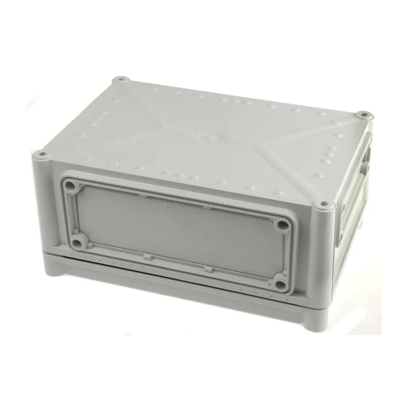Fibox Flanged EK Series Grey Polycarbonate Enclosure IP66 IP67 IK08 130 mm x 280 mm x 190 mm EKJB 130 G + EKJVT