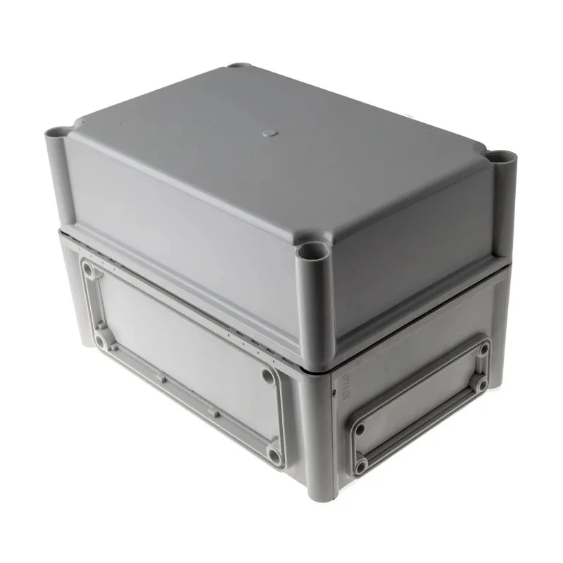 Fibox Flanged EK Series Polycarbonate Enclosure Grey Lid IP66 IP67 IK08 180 mm x 280 mm x 190 mm EKJB 180 G + EKJVT