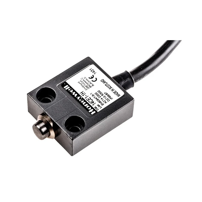 Honeywell Technologies 14CE Series Plunger Limit Switch SPDT Snap Action Die Cast Zinc Housing IP65-IP68 250V AC 5A 14CE1-1H