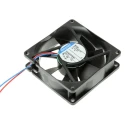 ebm-papst 8400 N Series Axial Fan 24V DC 33 m³/h 700 mW 30 mA Max IP20 80 mm 25 mm IP20
