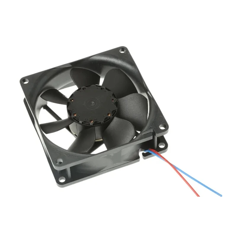ebm-papst 8400 N Series Axial Fan 24V DC 33 m³/h 700 mW 30 mA Max IP20 80 mm 25 mm IP20