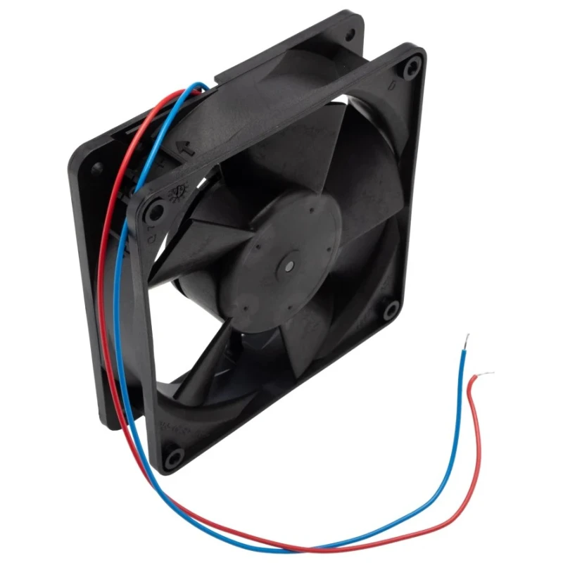 ebm-papst 4300 Series Axial Fan 12V DC 3.1W 140 m³/h 220mA IP68 119mm x 119mm x 32mm 