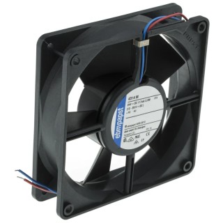 ebm-papst 4300 Series Compact DC Axial Fan 24V dc 2.8W 140 m³/h 2300 rpm Ball Bearing IP68 