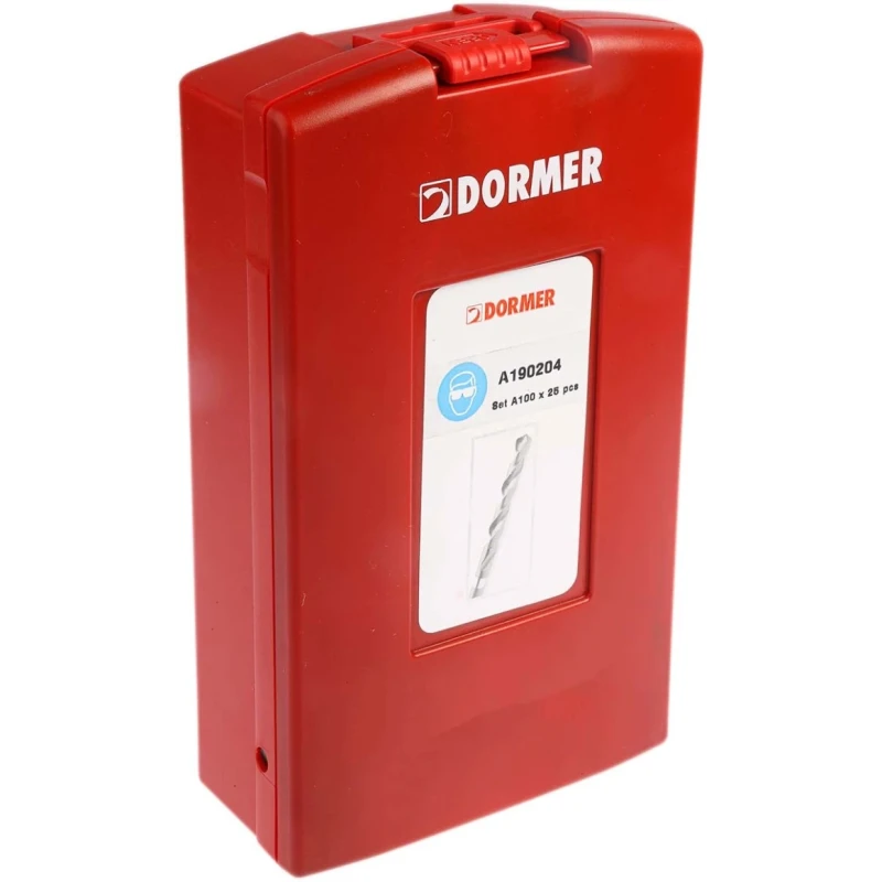 Dormer 25-Piece Multi-Material HSS Twist Drill Bit Set 1 mm to 13 mm A190204