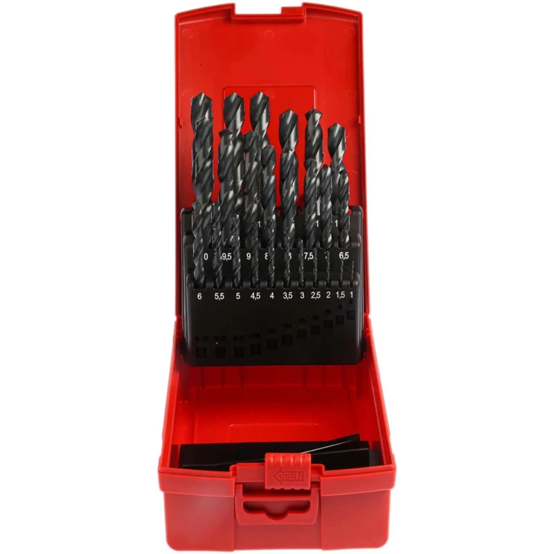 Dormer 25-Piece Multi-Material HSS Twist Drill Bit Set 1 mm to 13 mm A190204