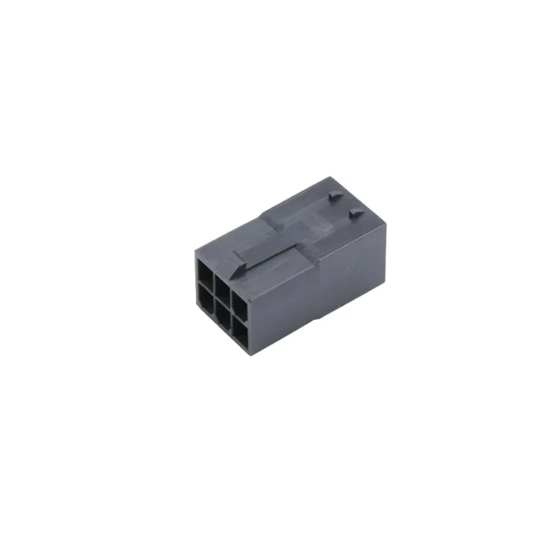 Molex 6 Way Nylon Connector Housing Plug Black 26mm Length 172762-1006