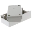 OKW Flat-Pack Case Series Grey White Lid ABS Enclosure IP40, 40 mm x 100 mm x 50 mm 