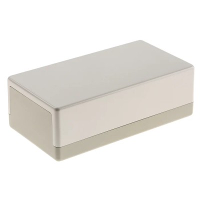 OKW Flat-Pack Grey ABS Instrument Case 40 mm Height, 120 mm Length, 65 mm Width A9020065