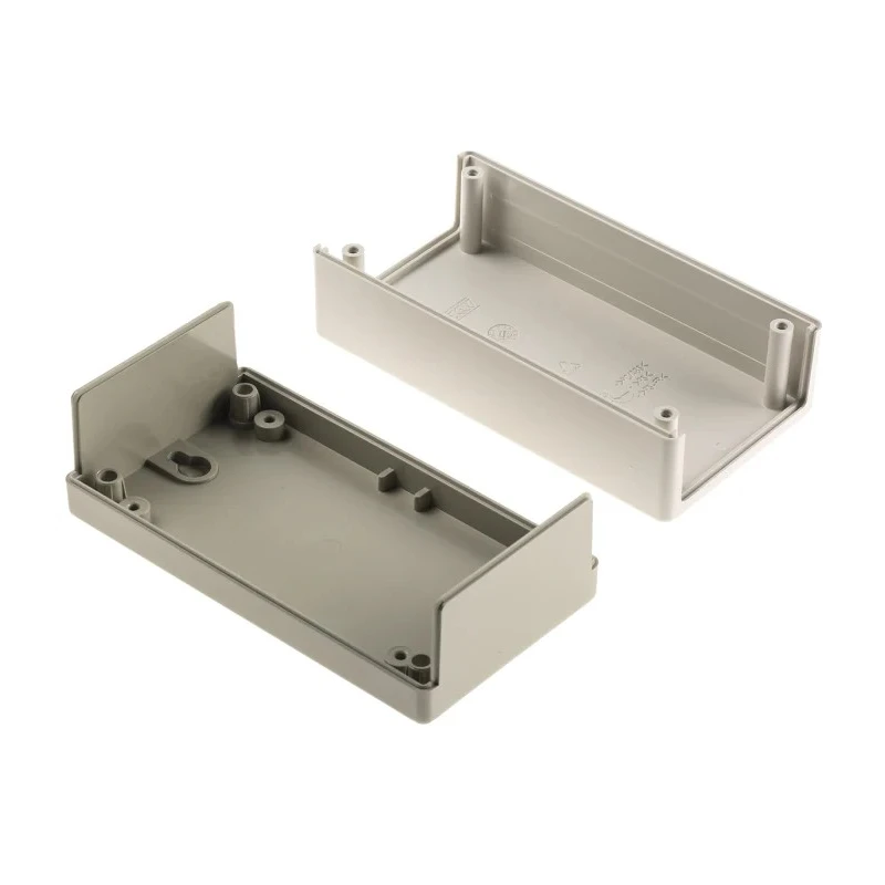 OKW Flat-Pack Grey ABS Instrument Case 40 mm Height, 120 mm Length, 65 mm Width A9020065