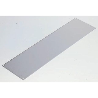 RS PRO Grey Aluminium Front Panel 4U 520 mm Length 183 mm Width 583-369