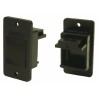 RS PRO Blanking Plate for Use with Feed Through Connector, RJ45, Black Die Cast Zinc Material 218-8328