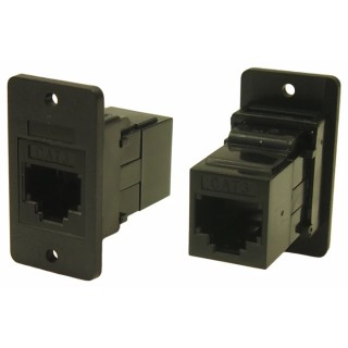 RS PRO RJ11 Connector Female Panel Mount Cat3 Rectangular 1 Port 6 Way RJ11